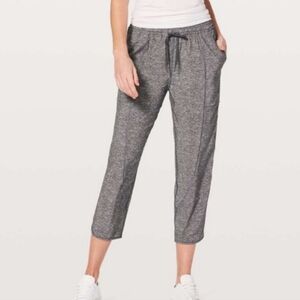 Lululemon 23” Final Play Pant LW6APSS Heather Lux Multi Black Lightweight 6